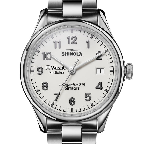 Washington University School of Medicine in St. Louis Shinola Watch, The Vinton 38 mm Alabaster Dial at M.LaHart & Co. Shot #1