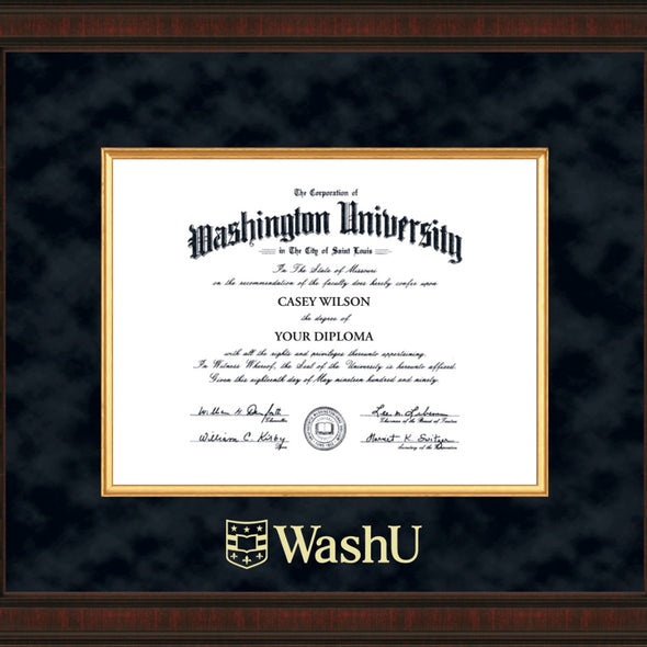 WashU Diploma Frame - Excelsior Shot #2