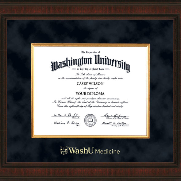 WashU Medicine Diploma Frame - Excelsior Shot #2