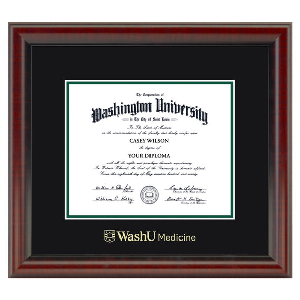 WashU Medicine Diploma Frame, the Fidelitas Shot #1