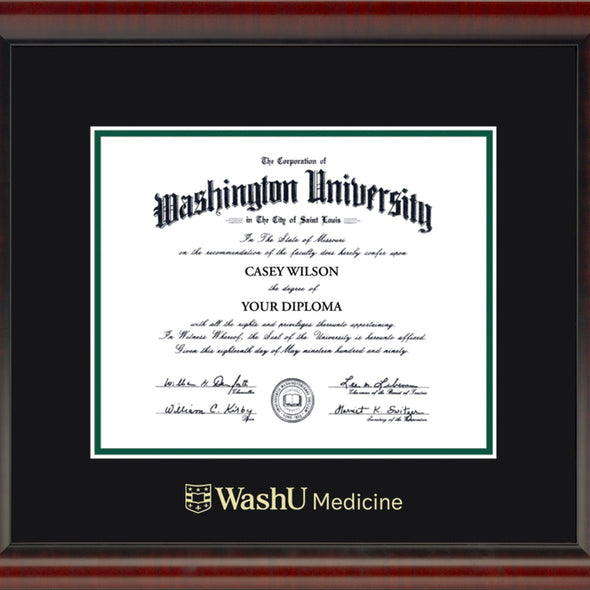 WashU Medicine Diploma Frame, the Fidelitas Shot #2
