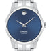 WashU Medicine Men's Movado Collection Stainless Steel Watch with Blue Dial