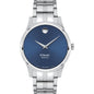 WashU Medicine Men's Movado Collection Stainless Steel Watch with Blue Dial Shot #2