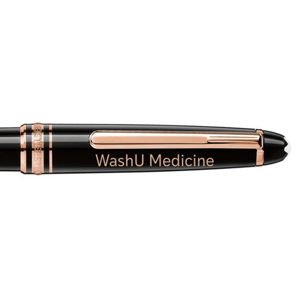 WashU Medicine Montblanc Meisterstück Classique Ballpoint Pen in Red Gold Shot #2