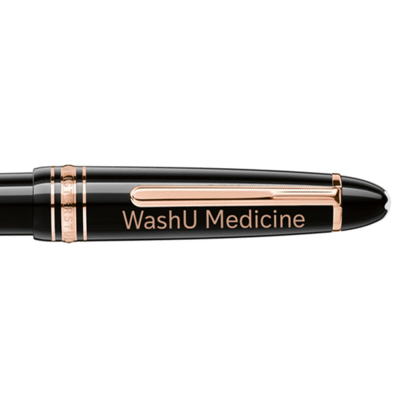 WashU Medicine Montblanc Meisterstück LeGrand Ballpoint Pen in Red Gold Shot #2
