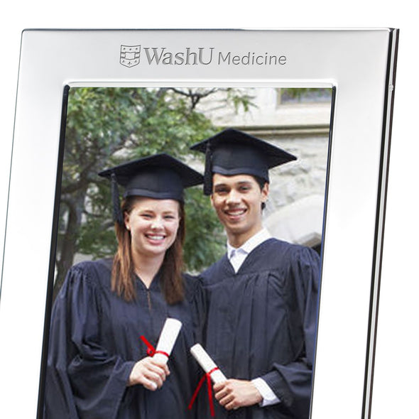 WashU Medicine Polished Pewter 5x7 Picture Frame Shot #2