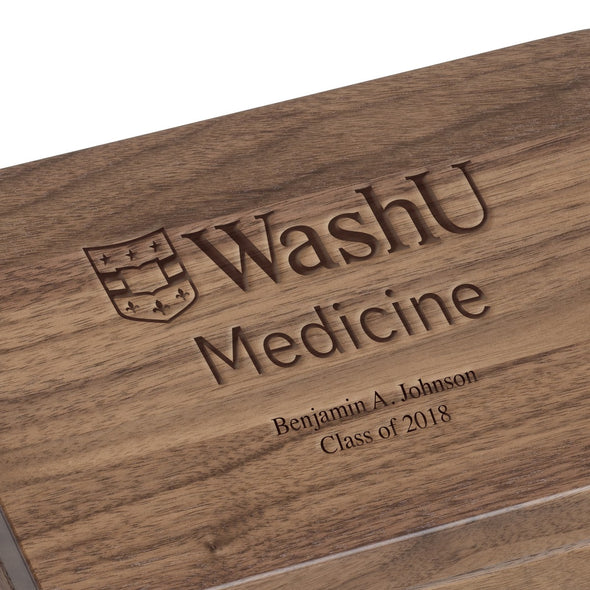 WashU Medicine Solid Walnut Desk Box Shot #1