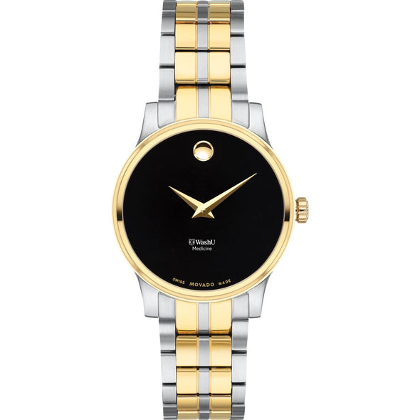WashU Medicine Women's Movado Collection Two-Tone Watch with Black Dial Shot #2
