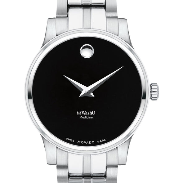 WashU Medicine Women's Movado Stainless Steel Watch with Black Dial Shot #1