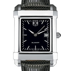 WashU Men's Black Quad with Leather Strap Shot #1