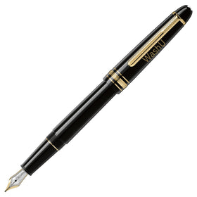 WashU Montblanc Meisterstück Classique Fountain Pen in Gold Shot #1