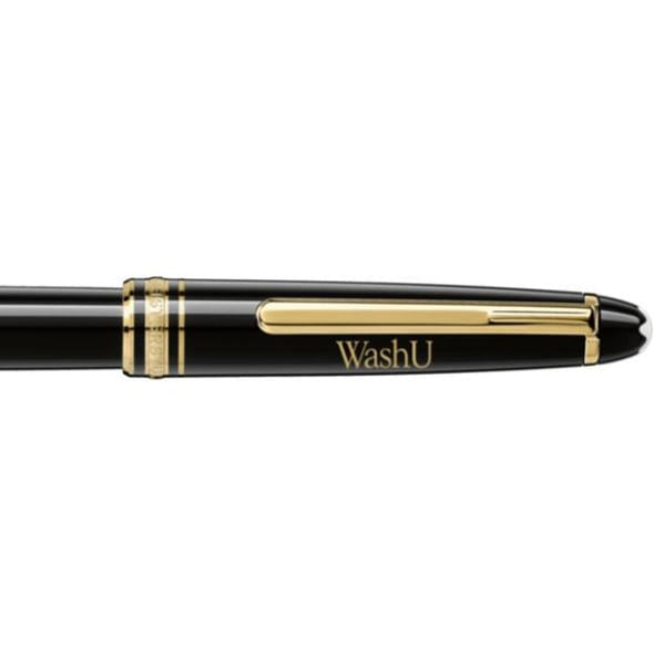 WashU Montblanc Meisterstück Classique Rollerball Pen in Gold Shot #2