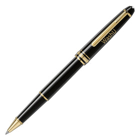 WashU Montblanc Meisterstück Classique Rollerball Pen in Gold Shot #1
