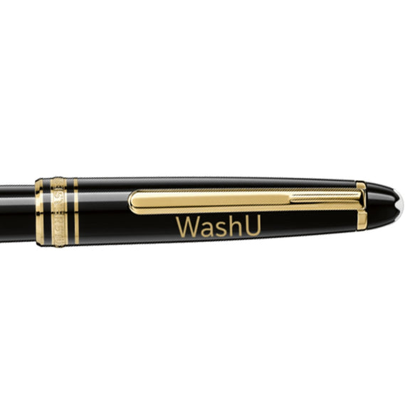 WashU Montblanc Meisterstück Classique Rollerball Pen in Gold Shot #2