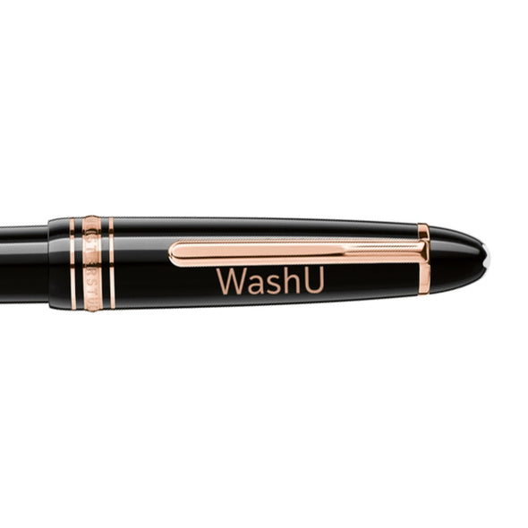 WashU Montblanc Meisterstück LeGrand Ballpoint Pen in Red Gold Shot #2