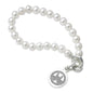 WashU Pearl Bracelet with Sterling Silver Charm Shot #1