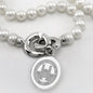 WashU Pearl Necklace with Sterling Silver Charm Shot #2