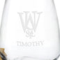 WashU Stemless Wine Glasses - Set of 2 Shot #3