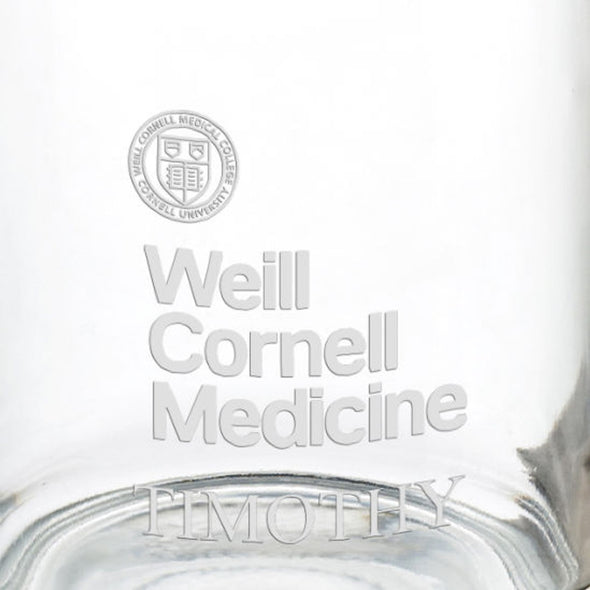 Weill Cornell Medicine 13 oz Glass Coffee Mug Shot #3