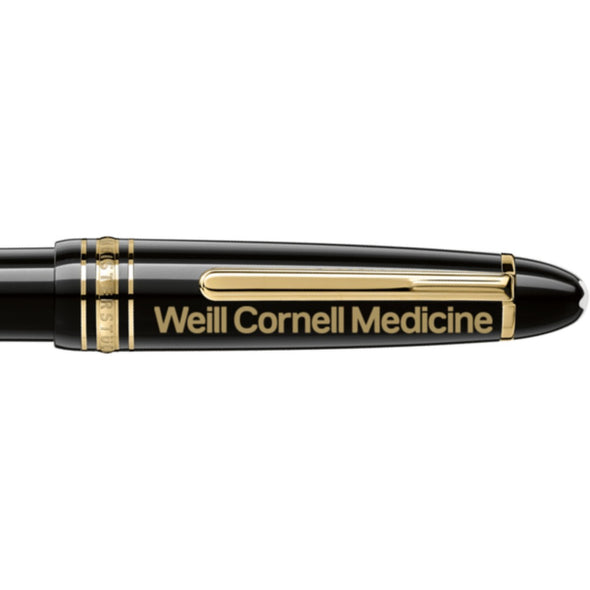 Weill Cornell Montblanc Meisterstück Midsize Ballpoint Pen in Gold Shot #2