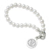 Weill Cornell Pearl Bracelet with Sterling Silver Charm