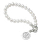 Weill Cornell Pearl Bracelet with Sterling Silver Charm Shot #1