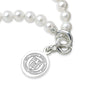 Weill Cornell Pearl Bracelet with Sterling Silver Charm Shot #2