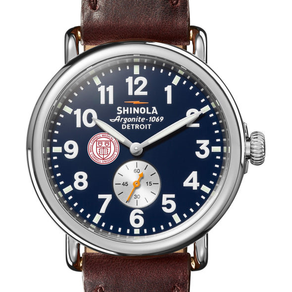 Weill Cornell Shinola Watch, The Runwell 41 mm Midnight Blue Dial Shot #1