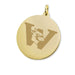 Wesleyan 18K Gold Charm