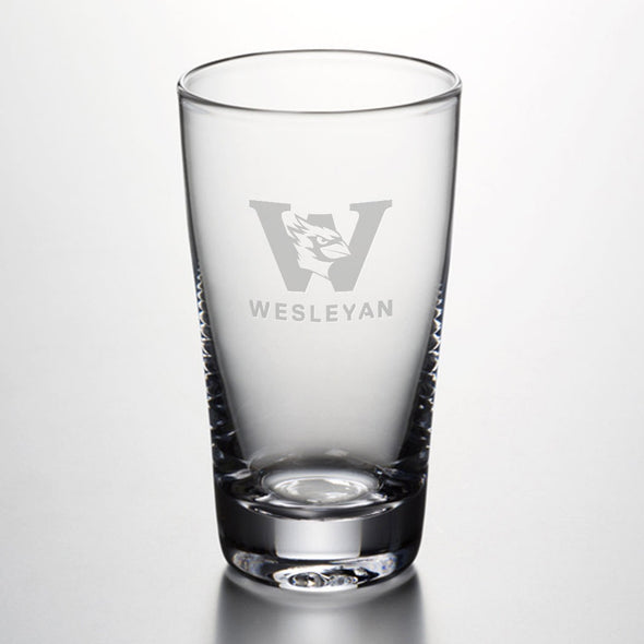 Wesleyan Ascutney Pint Glass by Simon Pearce Shot #1