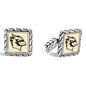 Wesleyan Cufflinks by John Hardy with 18K Gold Shot #2
