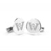 Wesleyan Cufflinks in Sterling Silver