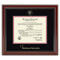 Wesleyan Diploma Frame, the Fidelitas Shot #1