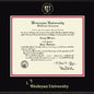 Wesleyan Diploma Frame, the Fidelitas Shot #2