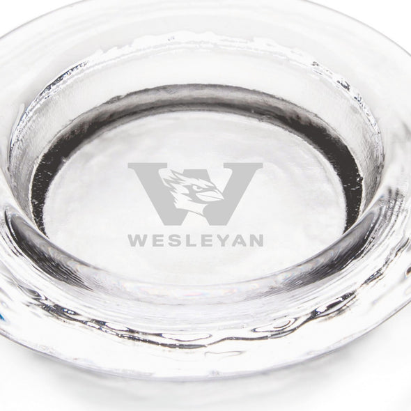 Wesleyan Glass Wine Coaster by Simon Pearce Shot #2