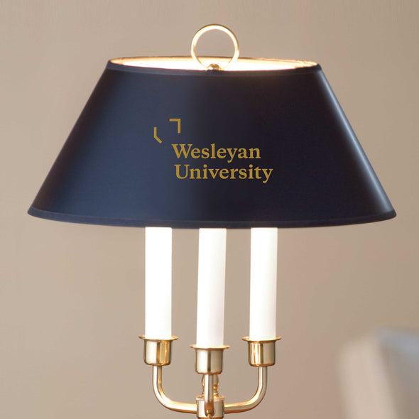 Wesleyan Lamp in Brass & Marble Shot #2