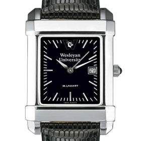 Wesleyan Men's Black Quad with Leather Shot #1