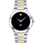 Wesleyan Men's Movado Collection Two-Tone Watch with Black Dial Shot #2