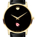 Wesleyan Men's Movado Gold Museum Classic Leather