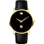 Wesleyan Men's Movado Gold Museum Classic Leather Shot #2