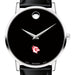 Wesleyan Men's Movado Museum with Leather Strap