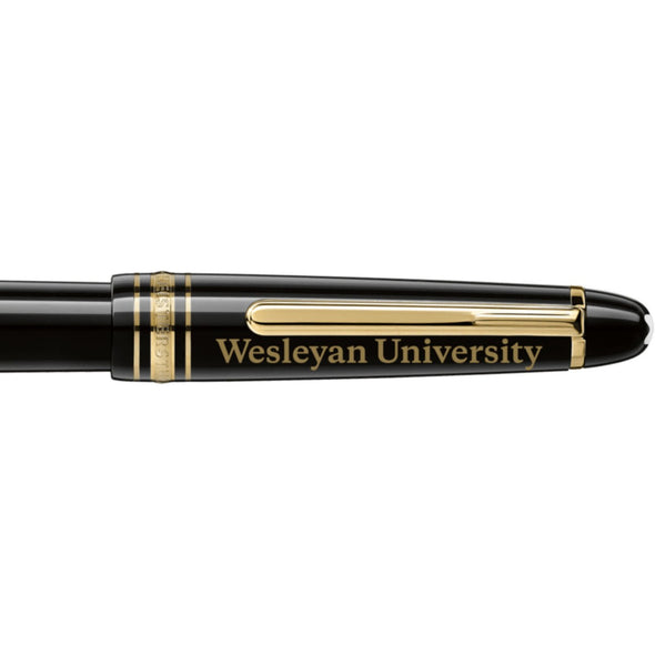 Wesleyan Montblanc Meisterstück Classique Fountain Pen in Gold Shot #2