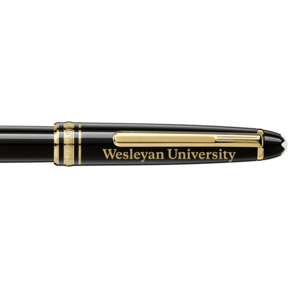 Wesleyan Montblanc Meisterstück Classique Rollerball Pen in Gold Shot #2