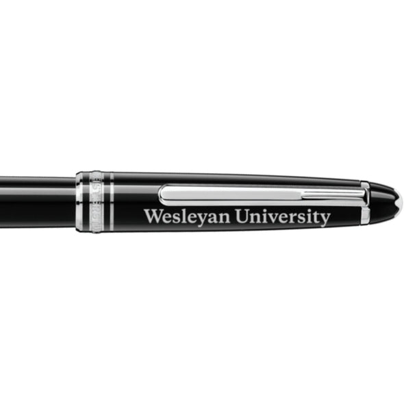 Wesleyan Montblanc Meisterstück Classique Rollerball Pen in Platinum Shot #2