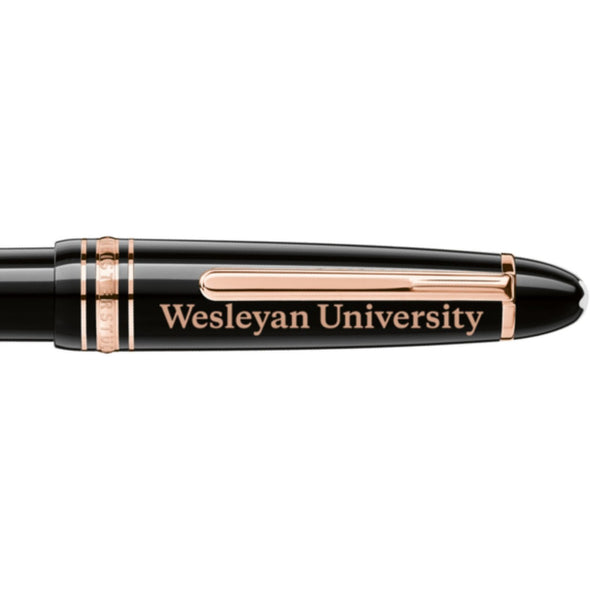 Wesleyan Montblanc Meisterstück LeGrand Ballpoint Pen in Red Gold Shot #2