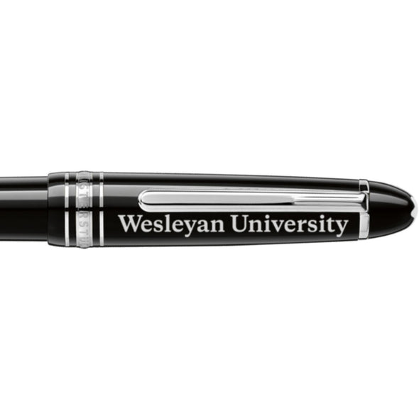 Wesleyan Montblanc Meisterstück Midsize Platinum-Coated Ballpoint Pen Shot #2