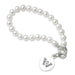 Wesleyan Pearl Bracelet with Sterling Silver Charm