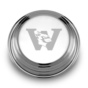 Wesleyan Pewter Paperweight Shot #1