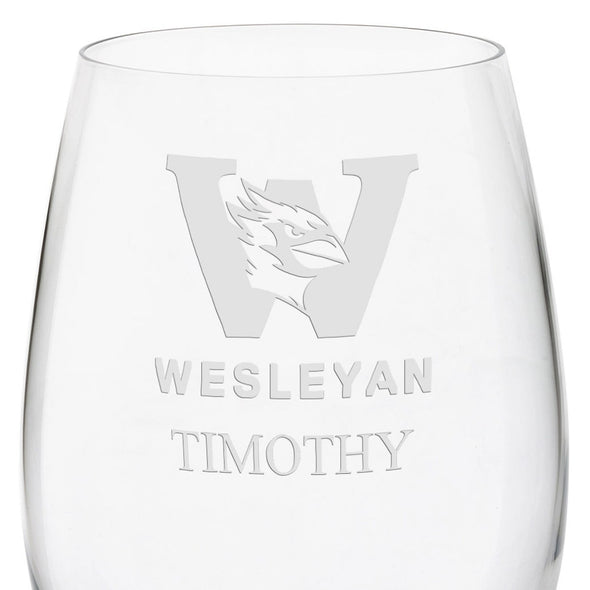 Wesleyan Red Wine Glasses - Set of 4 Shot #3