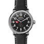 Wesleyan Shinola Watch, The Runwell 47 mm Black Dial Shot #2